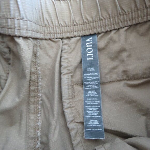 VUORI Ripstop DuraTerra™ Shorts in Khaki Tan Travel Outdoor Sport - Size M - Picture 13 of 13
